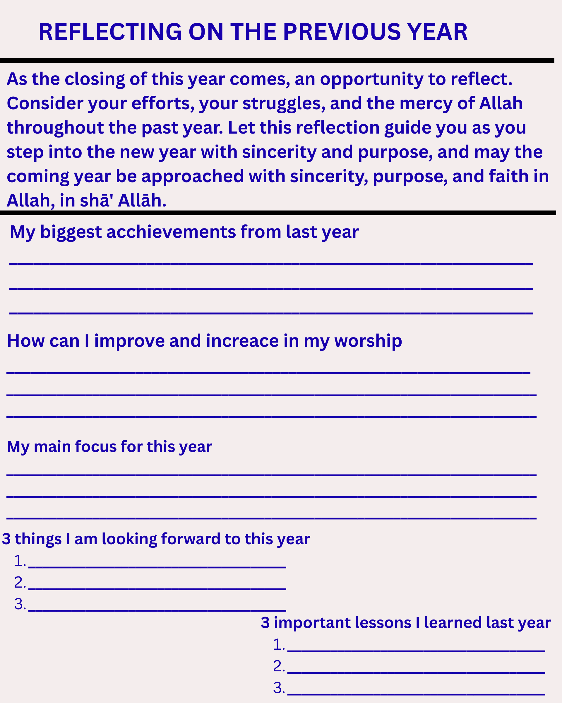 Digital Islamic Habit Tracker