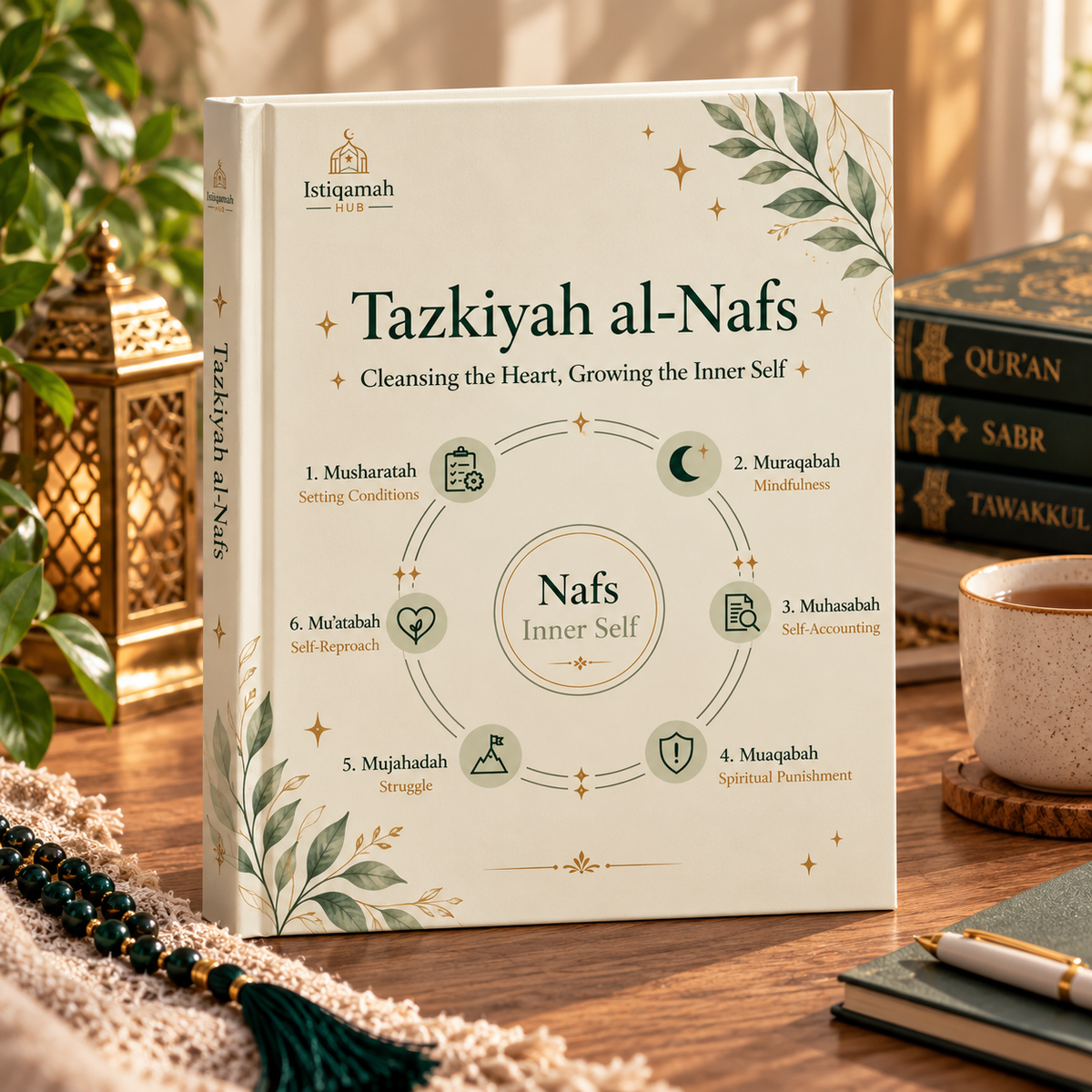 Tazkiyah al-Nafs - Guided Islamic Self-Reflection Journal for Spiritual & Personal Growth
