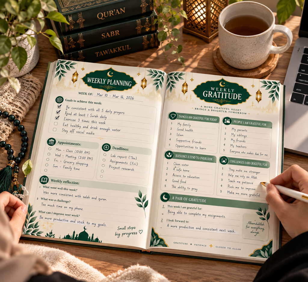 Islamic Daily Planner – Prayer-Centered Daily Planning & Productivity