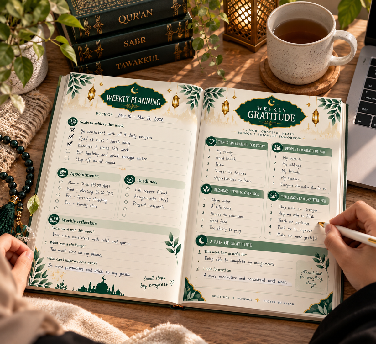 Islamic Daily Planner – Prayer-Centered Daily Planning & Productivity
