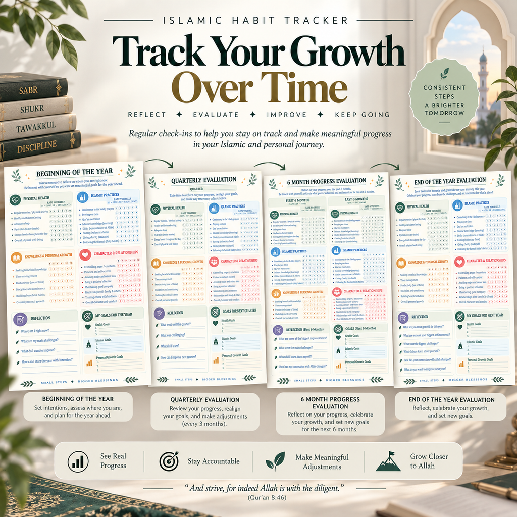 Islamic Habit Tracker – Faith, Discipline & Personal Growth