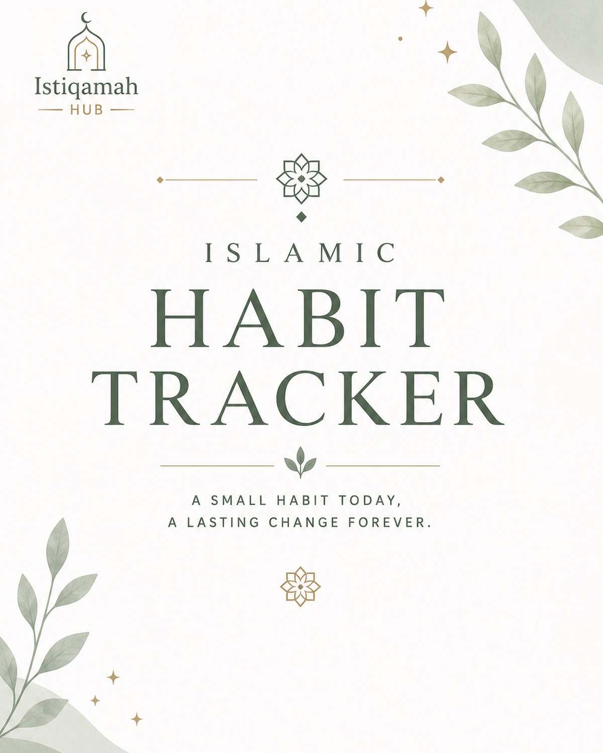Islamic Habit Tracker – Faith, Discipline & Personal Growth